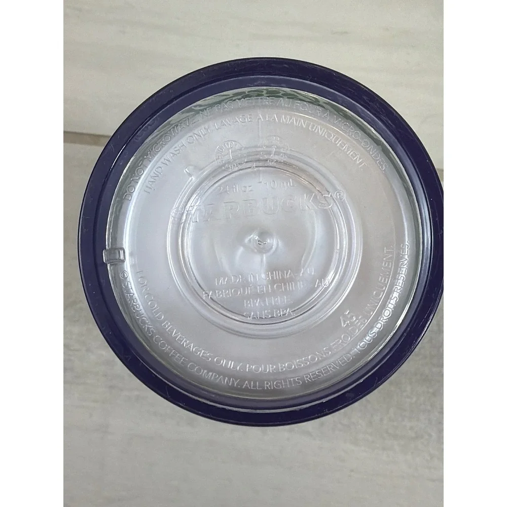Starbucks 24oz Venti Iridescent Siren Mermaid Cold Cup Tumbler White Green Lid